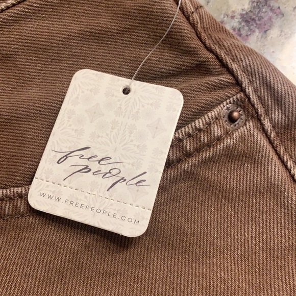 Free people brown shorts never worn - Picture 4 of 6